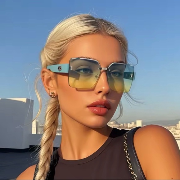 Women's Gradient luxury Sunglasses - till color - Picture 2 of 5